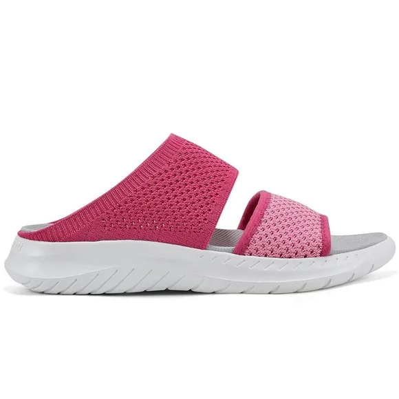 Easy Spirit Pink and Gray Slide Sandals Size 10. NWOT - Picture 5 of 10